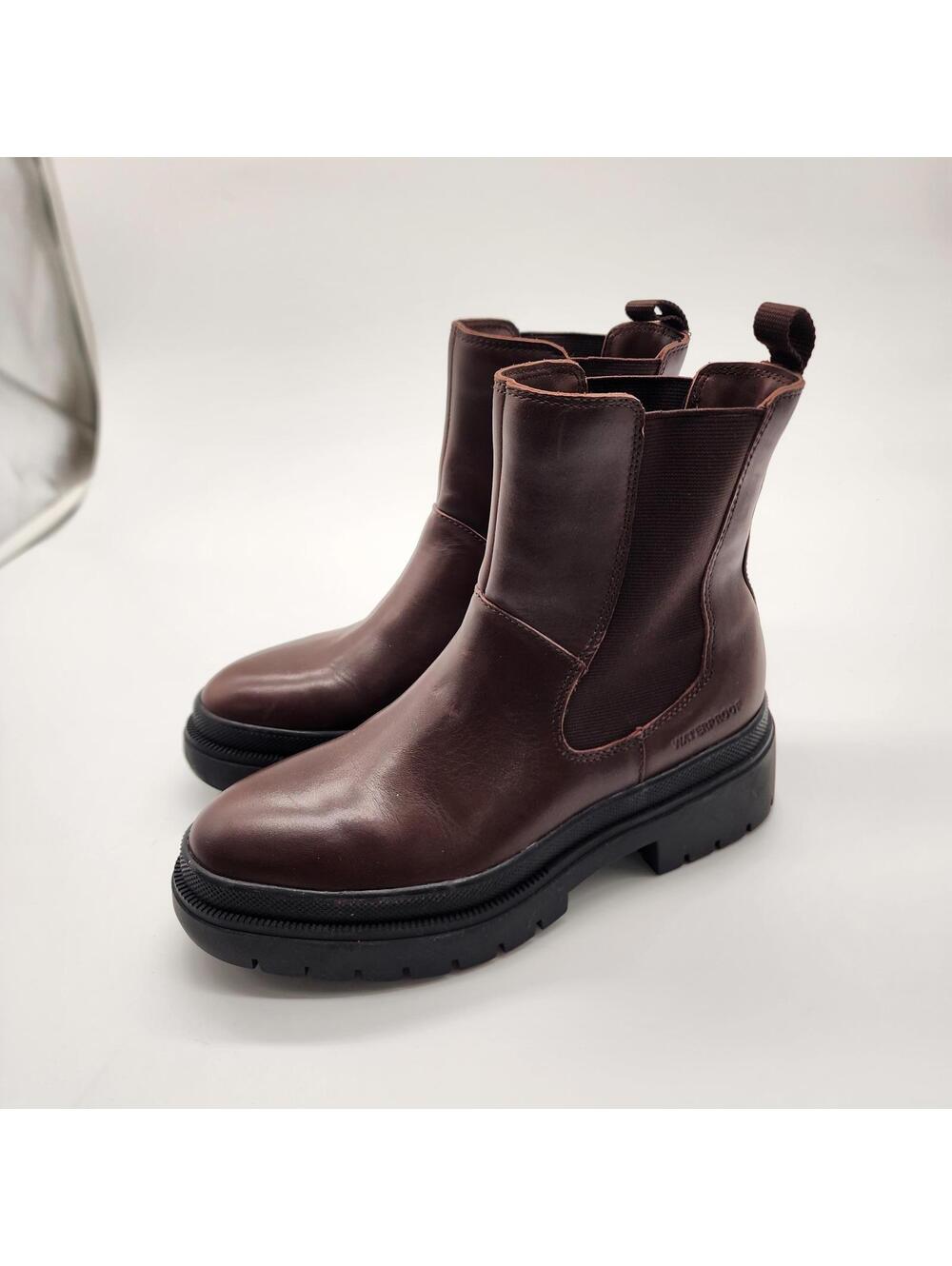 NEW Cougar Swinton Waterproof Leather Chelsea Boots Brown  Size 7